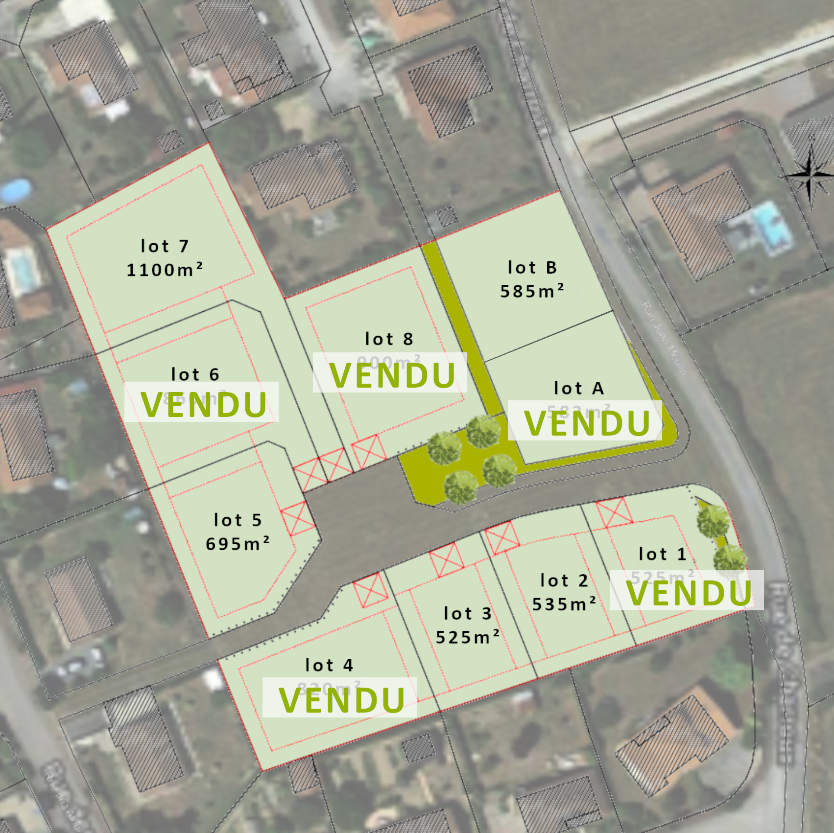 Programme privé “Clos de Bellevue“, Bosmie l'Aiguille
